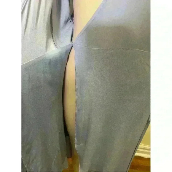 NWT ASTR The Label Crochet Sleeve, High-Low Midi Wrap Dress Size M - Picture 7 of 12